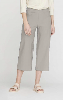 LauRie Mirakelbyxan Donna Loose Crop Grey Sand